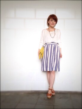Nakamuさん（レディース・158cm）の夏コーディネート