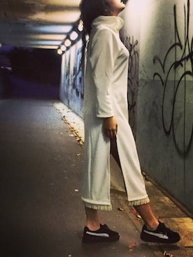 「MERIDA（メリダ）のアイテム」を使った、meridaさん（レディース・162cm）の冬コーディネート