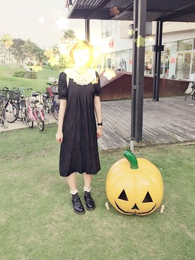 「halloween」｜「アイテム（その他シューズ）」を使った、moloさん（レディース・168cm）の秋コーディネート
