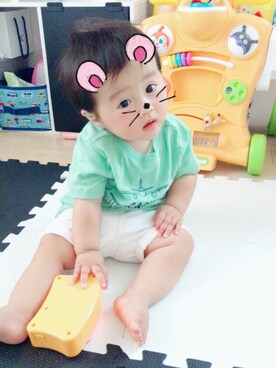 Asahi✩さん（キッズ・70cm）の秋コーディネート