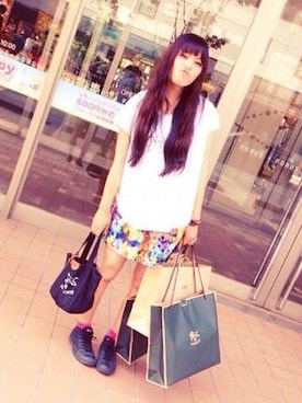 いゆわざしにさん（レディース・159cm）の夏コーディネート