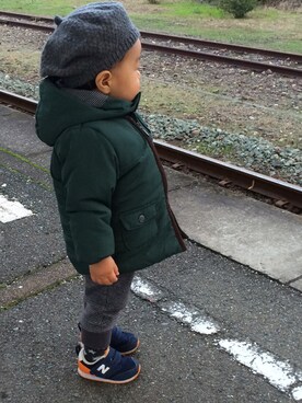 ＊57さん（キッズ・80cm）の秋コーディネート