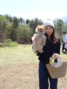 「ancheri（アンシェリ）のアイテム」を使った、ciii さん（レディース・157cm）の春コーディネート