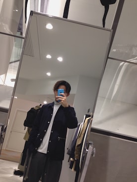 「STUDIOUS（ステュディオス）のアイテム（その他アウター）」を使った、AOさん（メンズ・170cm）の冬コーディネート