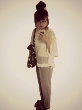 r i n o ◎さん（レディース・160cm）の夏コーディネート