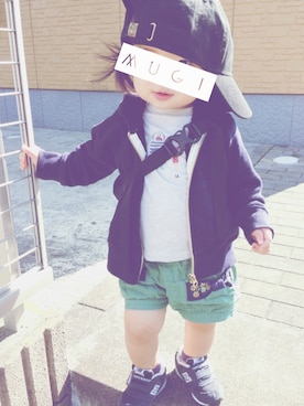 mugiさん（キッズ・70cm）の秋コーディネート