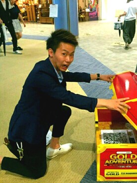 「ショッピング」｜「アイテム（その他シューズ）」を使った、あおさんさん（メンズ・165cm）の秋コーディネート