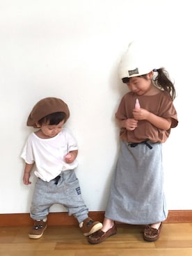 「ラブ＆ピース2016」｜「アイテム（その他）」を使った、ai☆kaaさん（キッズ・100cm）の秋コーディネート