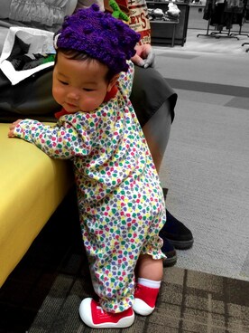 「チャイハネ（チャイハネ）のアイテム（ニットキャップ/ビーニー）」を使った、たかいずみっとさん（レディース・158cm）の秋コーディネート