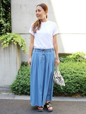 Kitamuraさん（レディース・168cm）の夏コーディネート