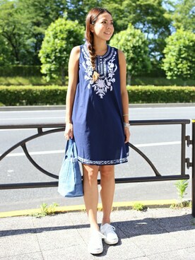 Kitamuraさん（レディース・168cm）の夏コーディネート