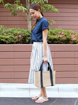 Kitamuraさん（レディース・168cm）の夏コーディネート