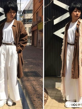 yunさん（レディース・158cm）の春コーディネート