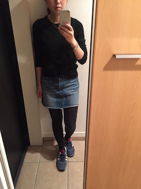 「カシミヤ」｜ヒジコさん（レディース・160cm）の秋コーディネート