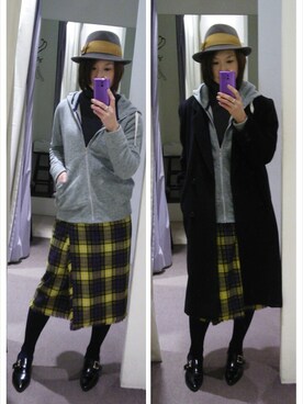 「モンクストラップ」｜ぽっとこさん（レディース・160cm・30代）の冬コーディネート