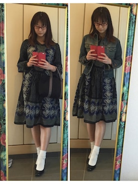 「DGRACE（ディグレース）のアイテム」を使った、ぽっとこさん（レディース・160cm）の春コーディネート