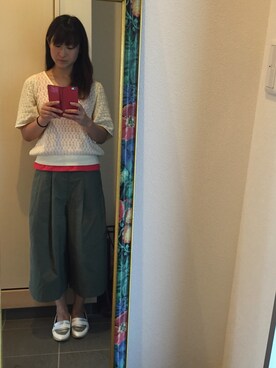 「DGRACE（ディグレース）のアイテム」を使った、ぽっとこさん（レディース・160cm）の夏コーディネート