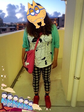 「おそ松さん」｜きゃみーさん（レディース・158cm）の夏コーディネート