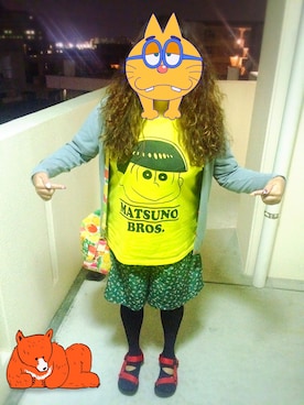 「おそ松さん」｜きゃみーさん（レディース・158cm）の夏コーディネート