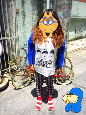 「おそ松さん」｜きゃみーさん（レディース・158cm）の夏コーディネート