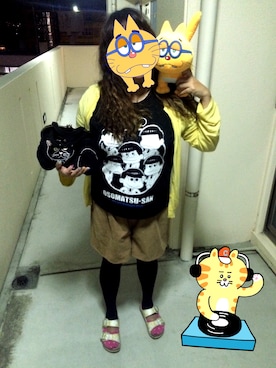 「おそ松さん」｜きゃみーさん（レディース・158cm）の秋コーディネート