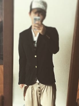 「LIGHT ON THE PATH（ライトオンザパス）のアイテム（トップス）」を使った、隼平さん（メンズ・171cm）の冬コーディネート
