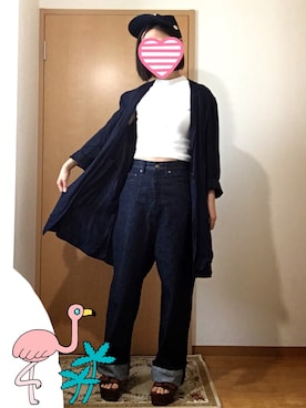 「House_Commune（ハウスコミューン）のアイテム」を使った、mariさん（レディース・156cm）の春コーディネート