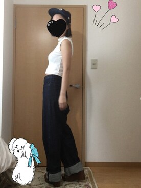 「House_Commune（ハウスコミューン）のアイテム」を使った、mariさん（レディース・156cm）の春コーディネート