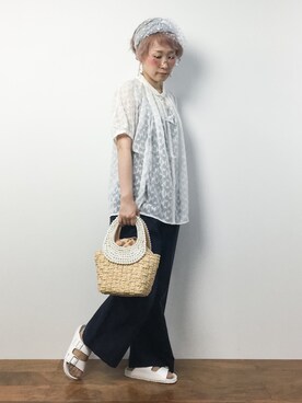 ひいこさん（レディース・154cm）の夏コーディネート