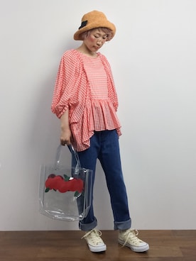 ひいこさん（レディース・154cm）の夏コーディネート