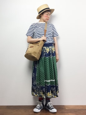 ひいこさん（レディース・154cm）の夏コーディネート