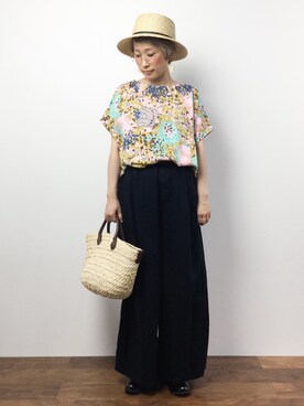 ひいこさん（レディース・154cm）の夏コーディネート