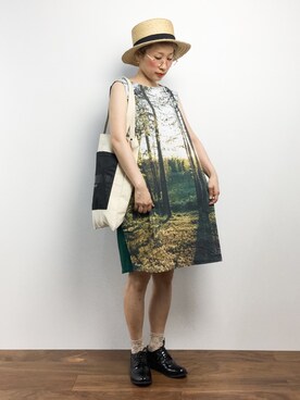 ひいこさん（レディース・154cm）の夏コーディネート