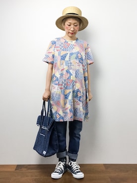 ひいこさん（レディース・154cm）の夏コーディネート