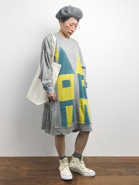 「フェリシモキッズ（フェリシモキッズ）のアイテム」を使った、ひいこさん（レディース・154cm）の夏コーディネート