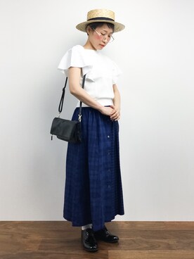 ひいこさん（レディース・154cm）の夏コーディネート