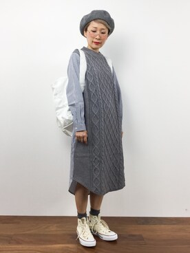 ひいこさん（レディース・154cm）の秋コーディネート