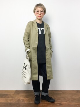 ひいこさん（レディース・154cm）の秋コーディネート