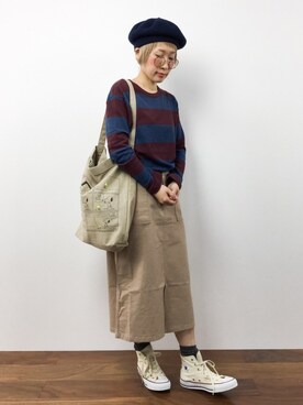 ひいこさん（レディース・154cm）の秋コーディネート