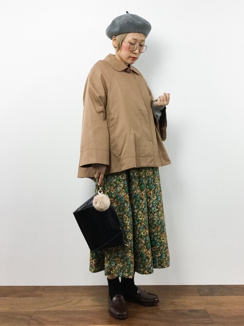 Dot Stripes Child Woman ドットアンドストライプス チャイルドウーマン のポンチョを使った人気ファッションコーディネート Sciaky