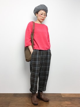 ひいこさん（レディース・154cm）の秋コーディネート
