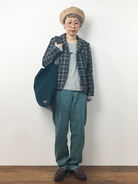 ひいこさん（レディース・154cm）の秋コーディネート