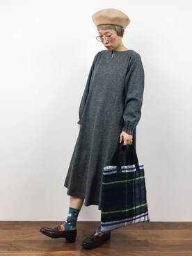 ひいこさん（レディース・154cm）の秋コーディネート