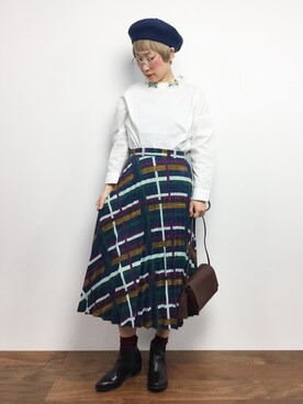 ひいこさん（レディース・154cm）の秋コーディネート