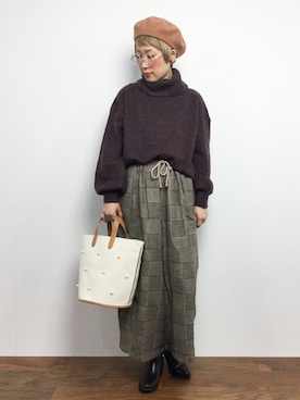 ひいこさん（レディース・154cm）の秋コーディネート