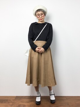 ひいこさん（レディース・154cm）の秋コーディネート
