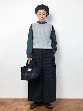 ひいこさん（レディース・154cm）の秋コーディネート