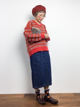 ひいこさん（レディース・154cm）の秋コーディネート