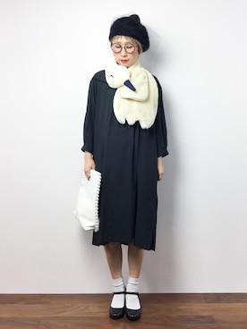 「スワン」｜ひいこさん（レディース・154cm）の秋コーディネート
