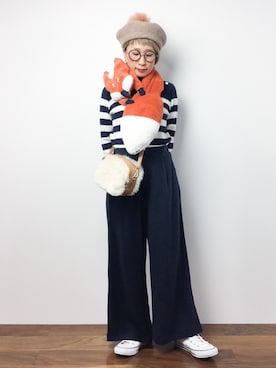 ひいこさん（レディース・154cm）の秋コーディネート